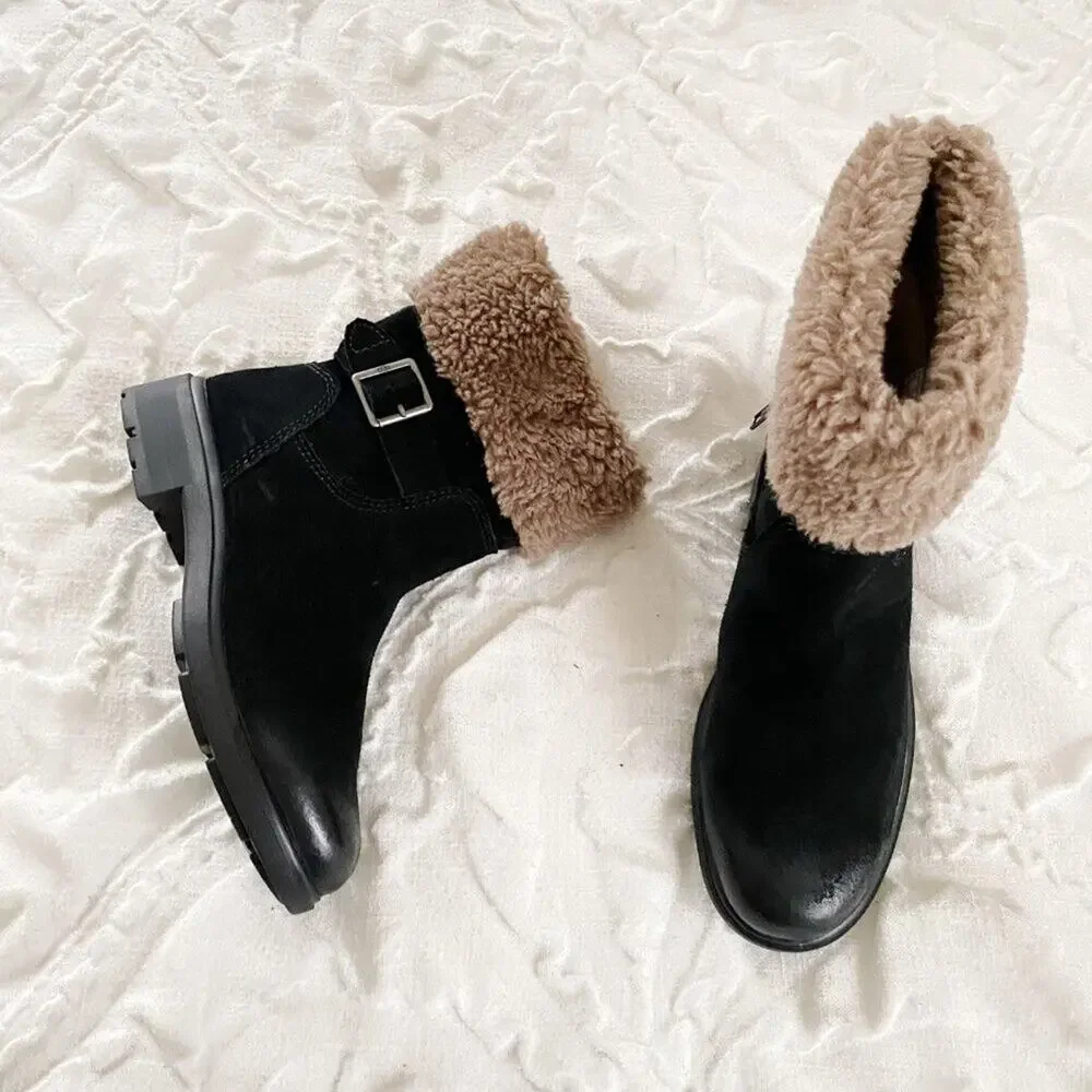 Ugg Harrison Cuff Boots Size 6 New